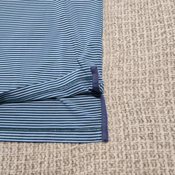 Greyson Men's Green Striped Polo Shirt Men's Size XL - Picture 4 of 8